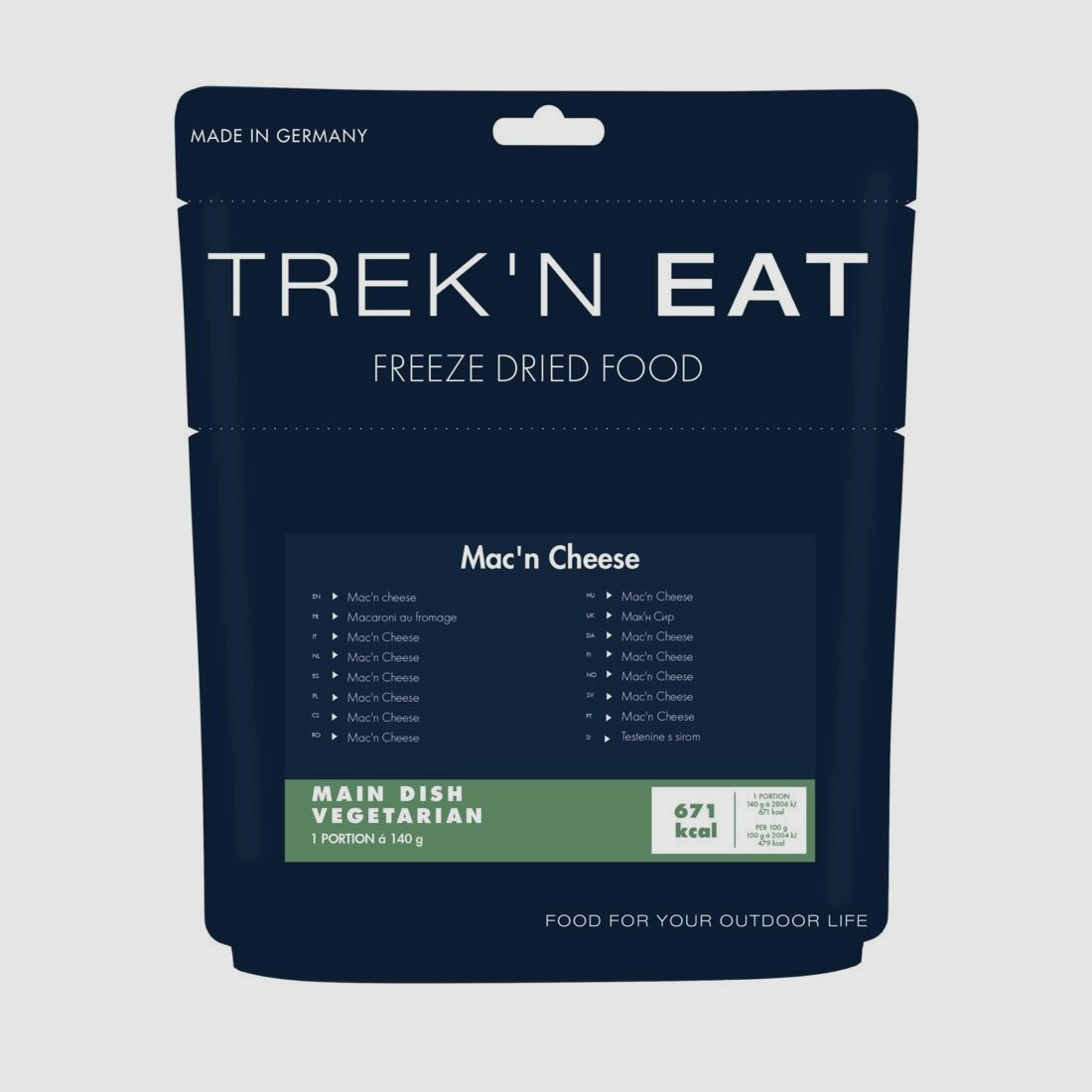 TREK'N EAT Mac'n Cheese 140g Veggie