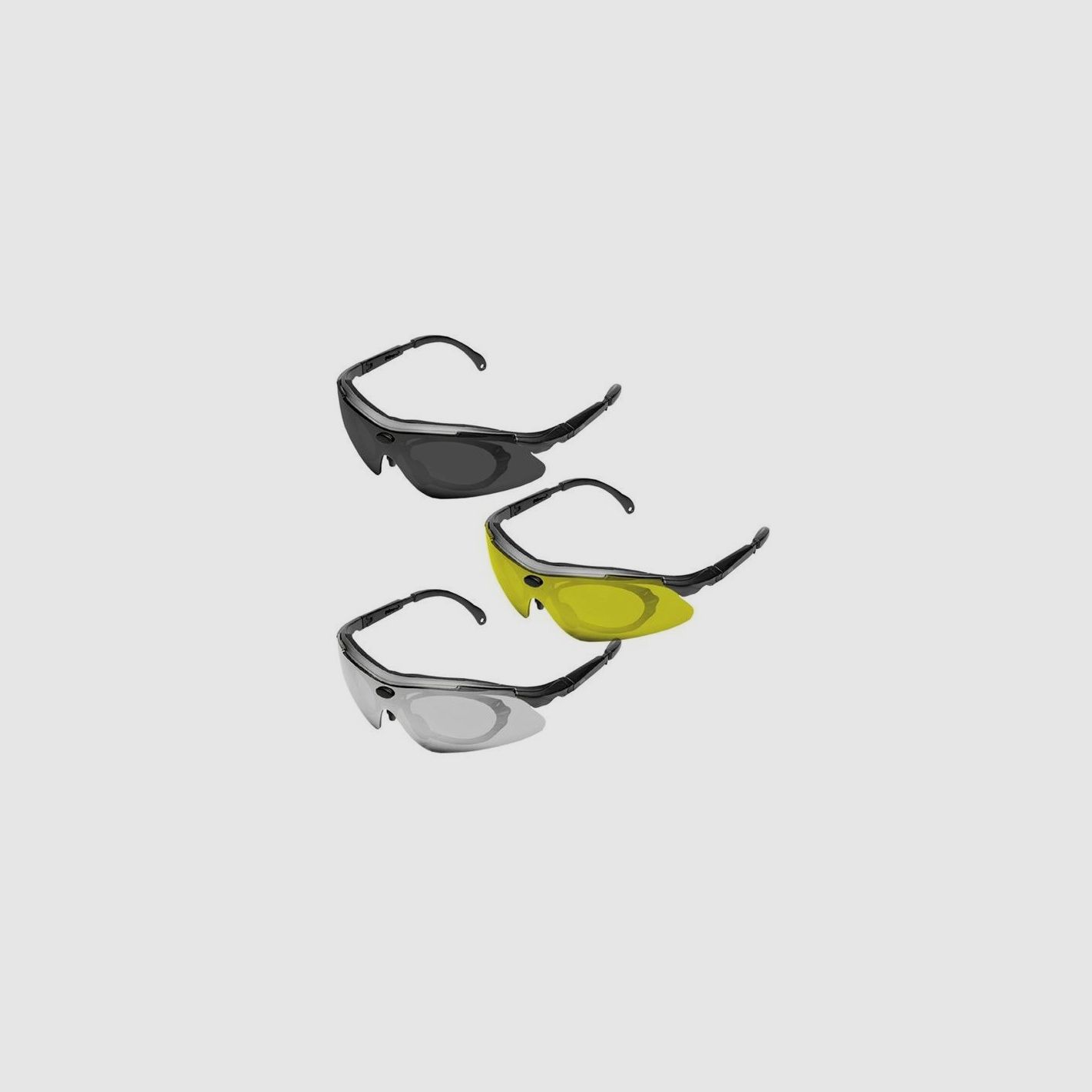 Shooting-4 Schießbrille mit 3 Gläsern