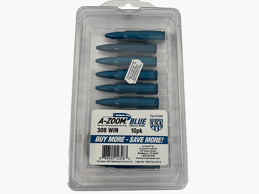 A-Zoom Dummy Rounds .308 Win. - 10 pieces