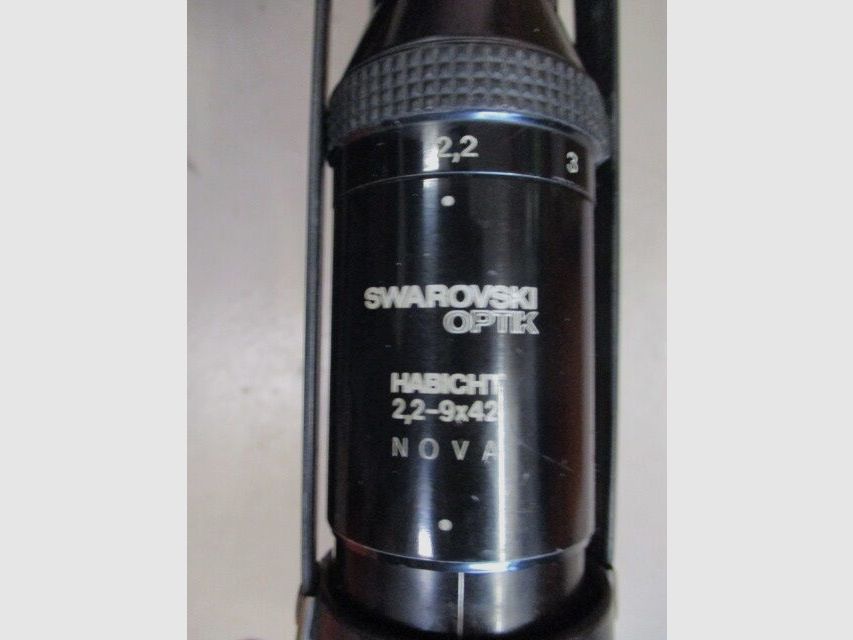 Drilling Simson Suhl with ZF Swarovski 2.2-9x42 on swivel mount and EL Albrecht Suhl