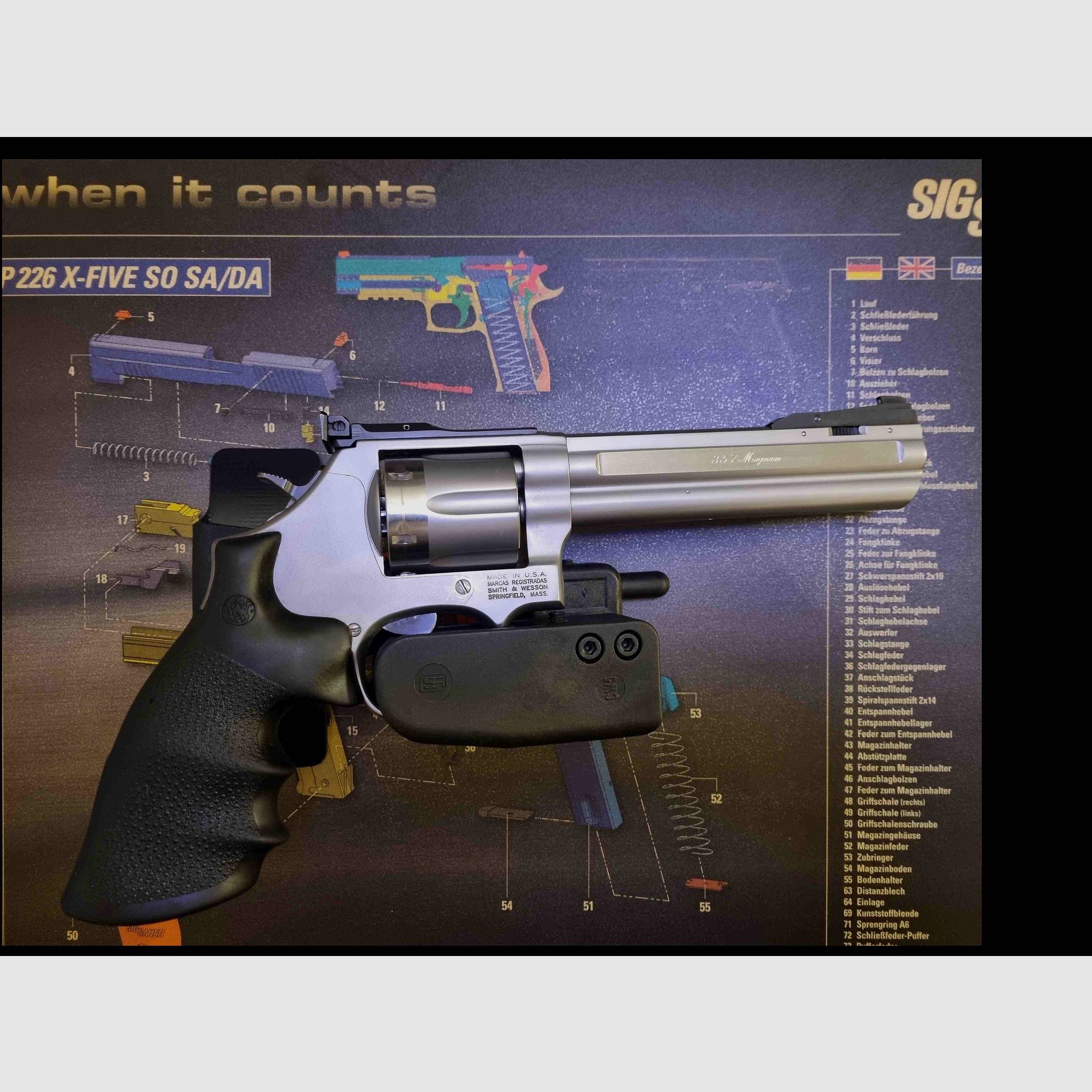 Höppner und Schumann Speedsec 5CW für S&W 686 .357 Magnum Revolver / L Frame