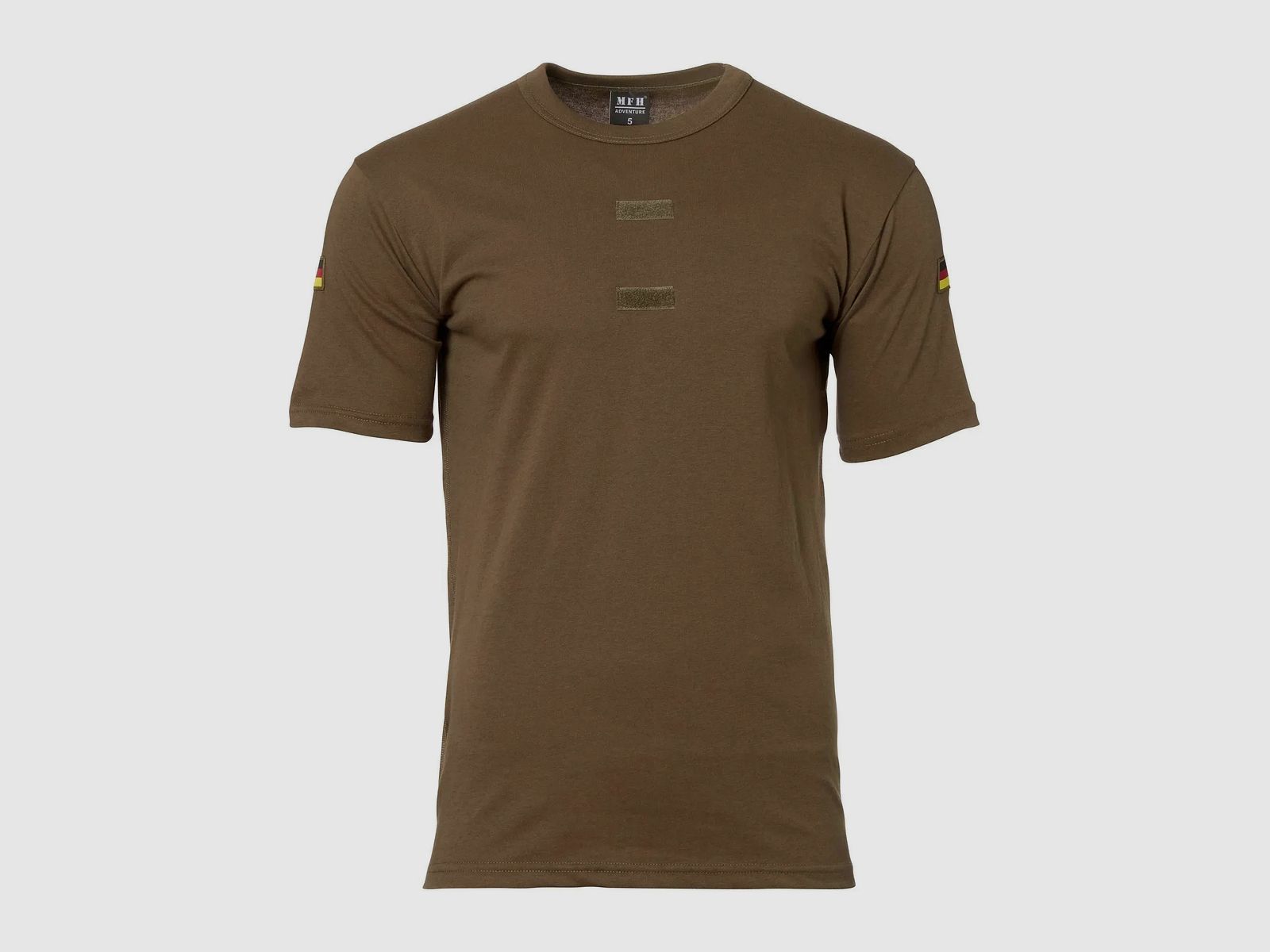 MFH BW Tropenhemd Nationalitätsabzeichen oliv