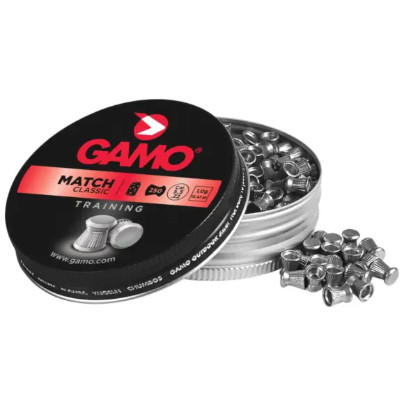 Gamo Match Pallini Calibro 5.5 Testa Piatta, immagine 1 di 2