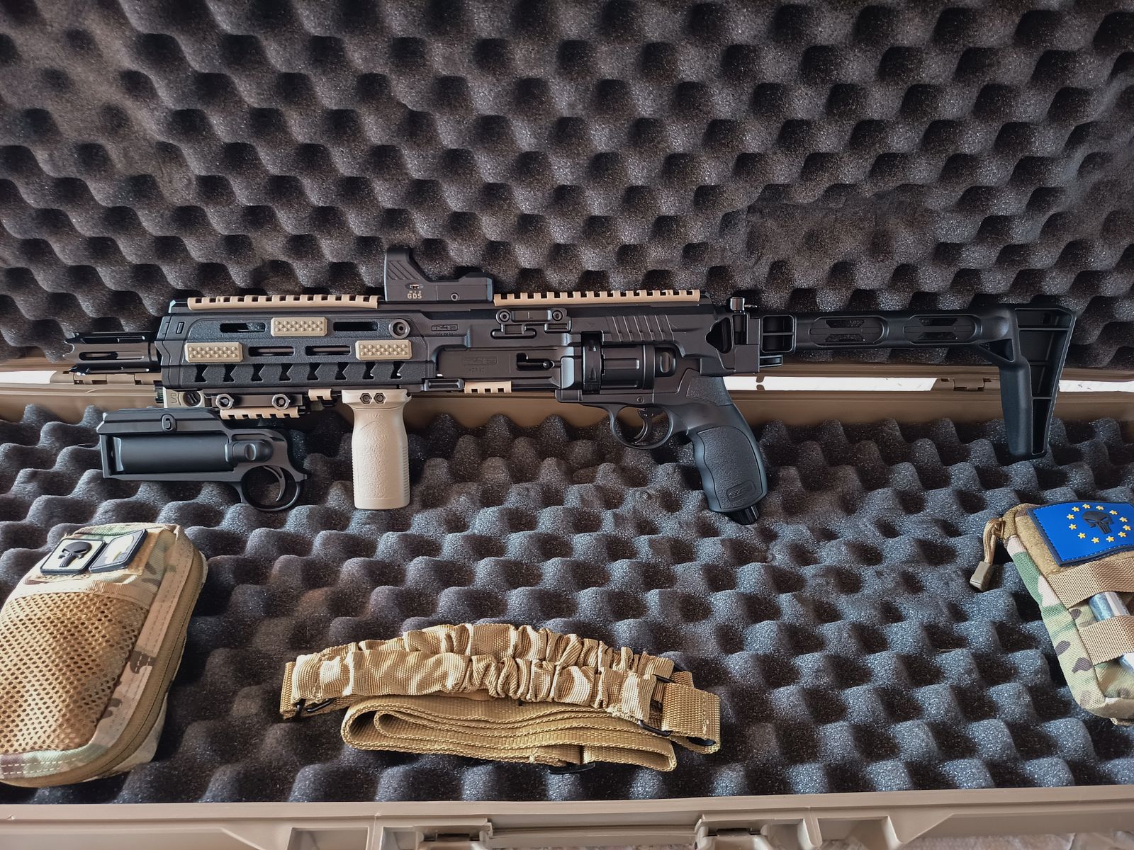 Umarex HDR 50 Revolver mit viel Zubehör, wie neu....