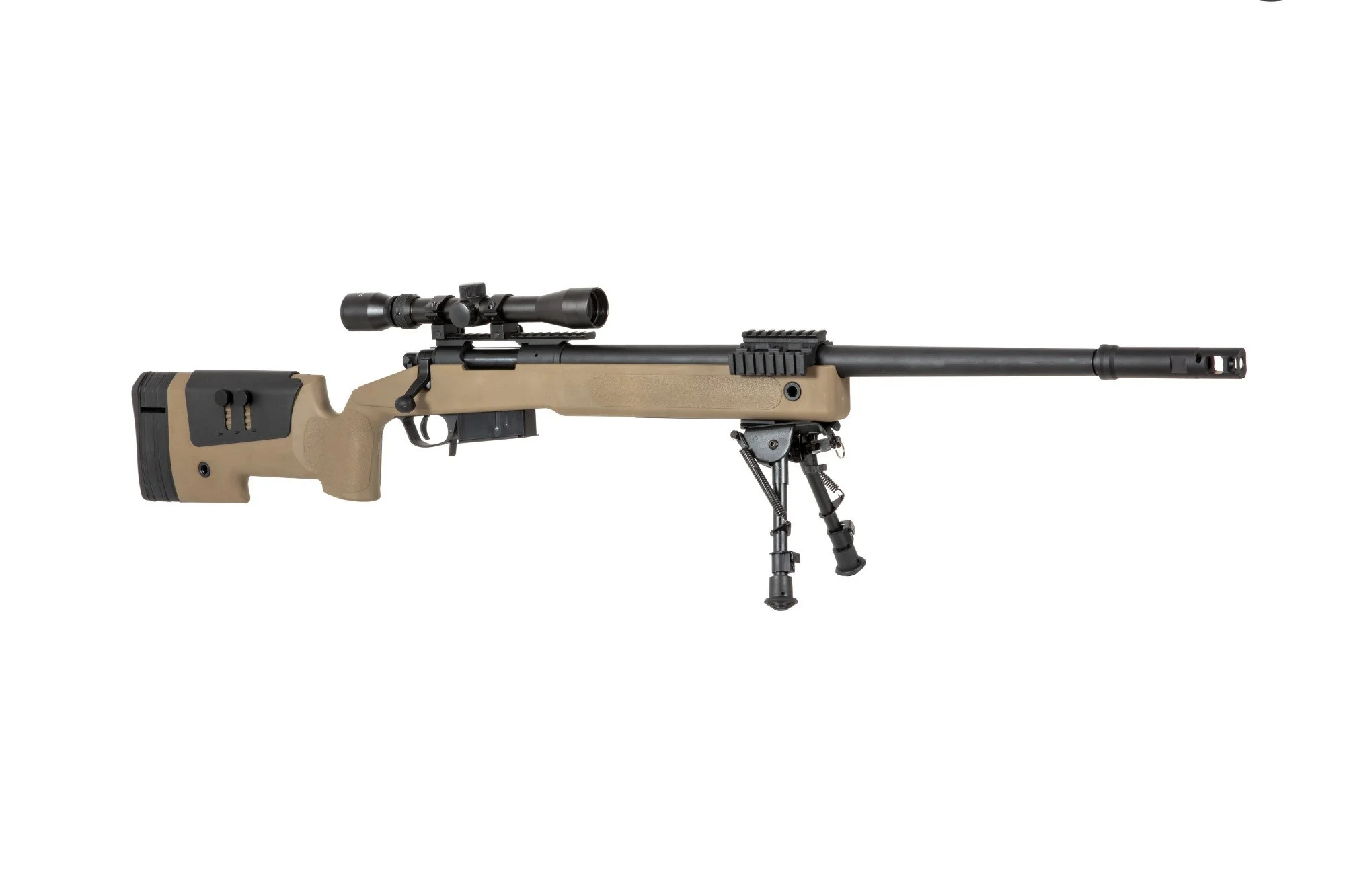 ASG SPECNA ARMS SA-S03 CORE precision rifle with scope and bipod – tan, image 10 of 48