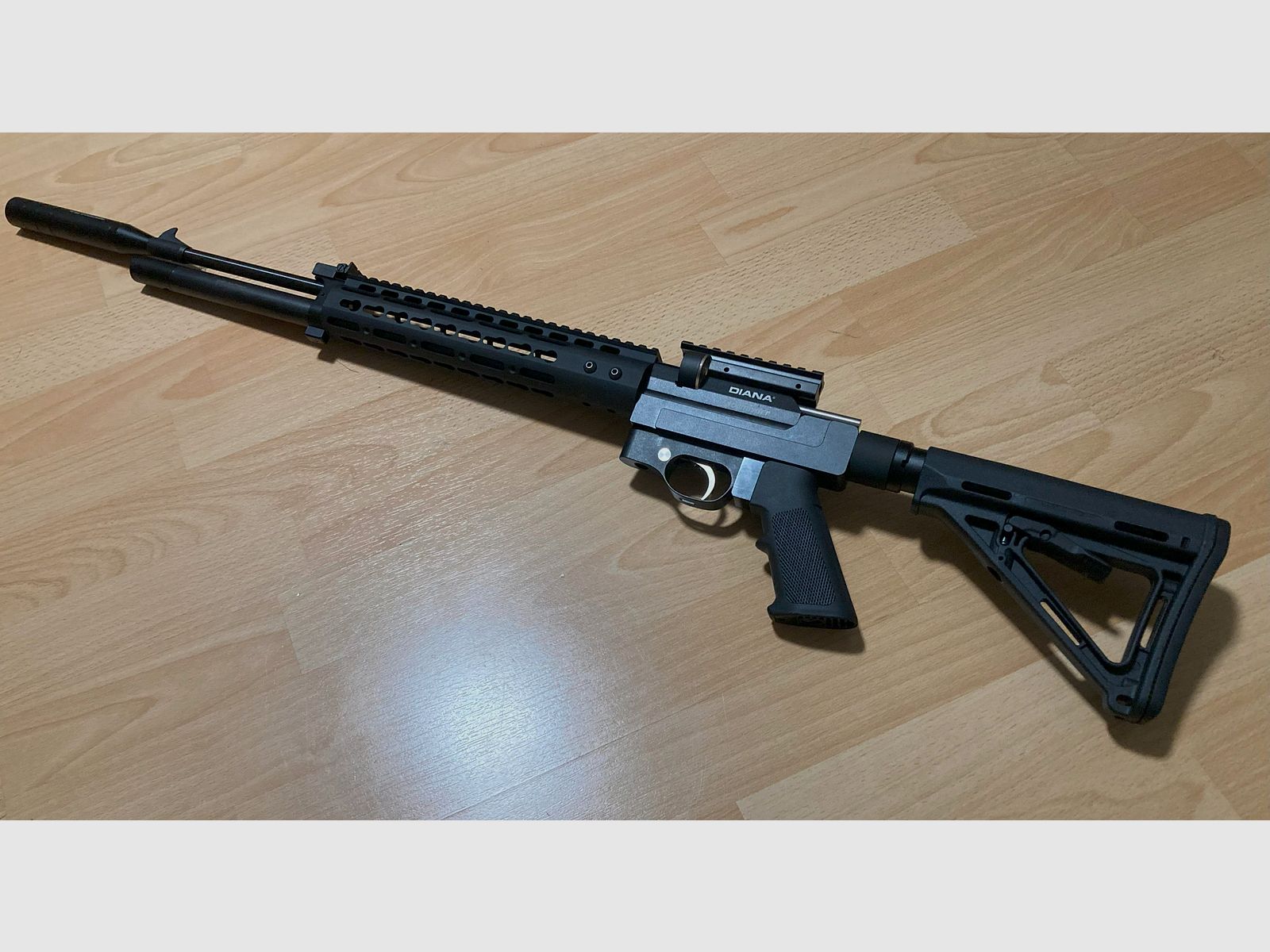 Diana Stormrider carabine à air 5,5 mm conversion style AR15 7,5J, y compris kit d'exportation 35J (non installé)