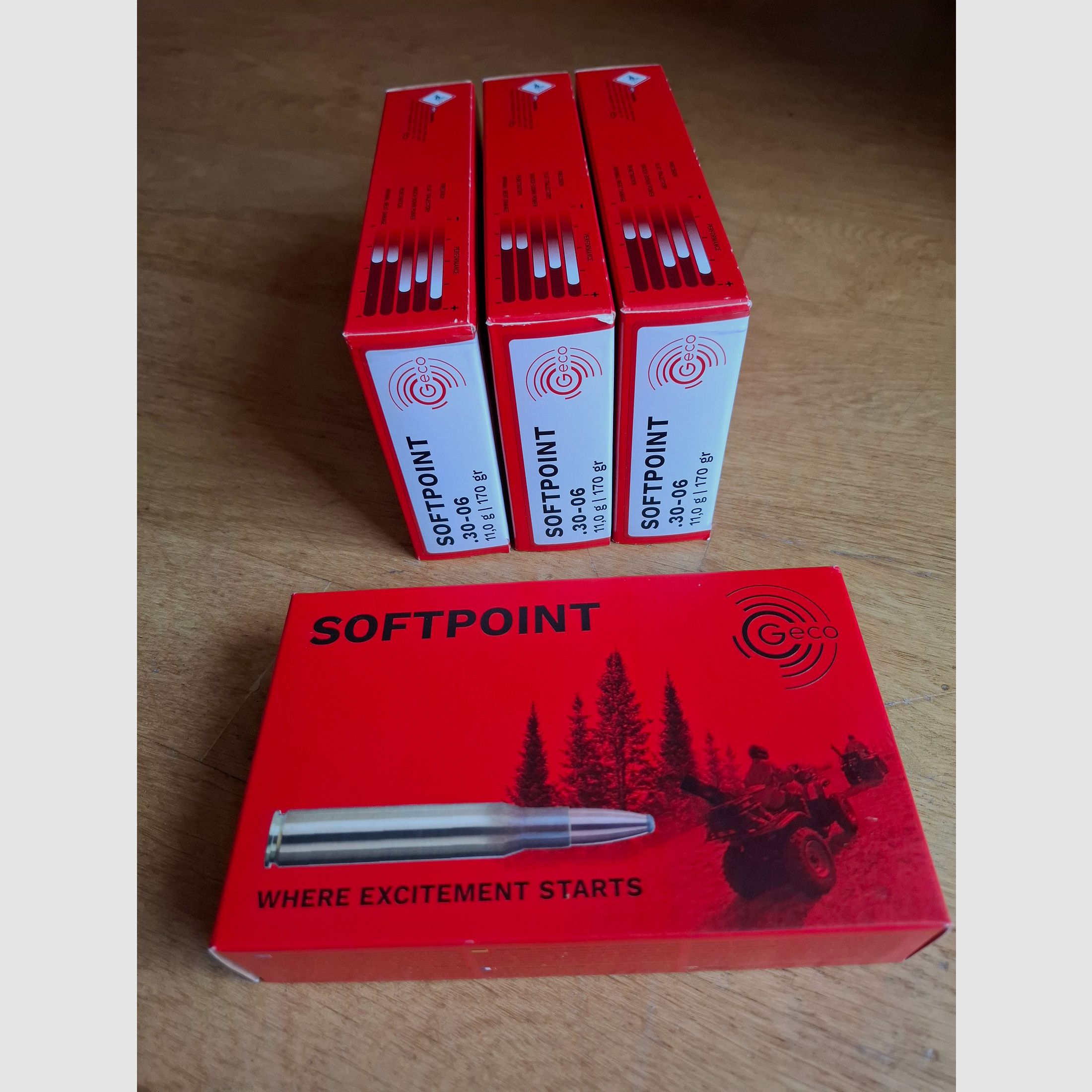 Geco Softpoint .30-06 TM 11,0 g 170 gr, 4x20 Kugeln