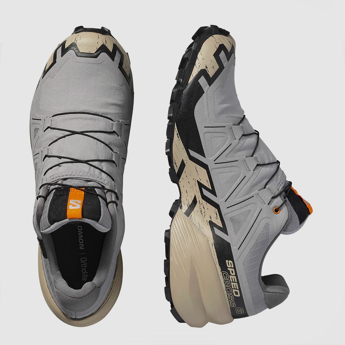 SALOMON – HEREN – SPEEDCROSS 6 GTX Gull / White Pepper / Black, afbeelding 2 van 7