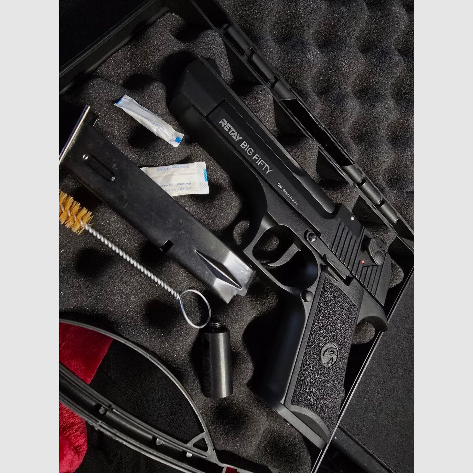 Retay Big Fifty 9mm P.A.K, schwarz, massiv