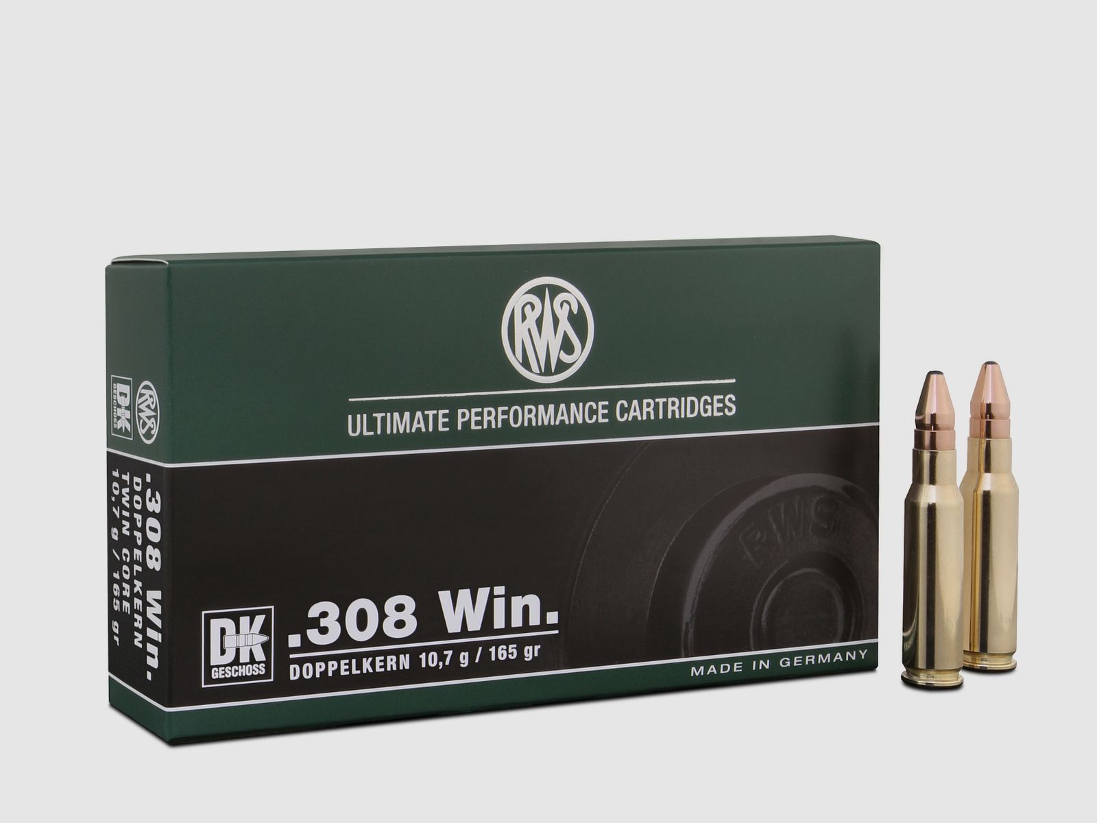 RWS .308 Win.DK 10,7g/165gr. Büchsenpatronen