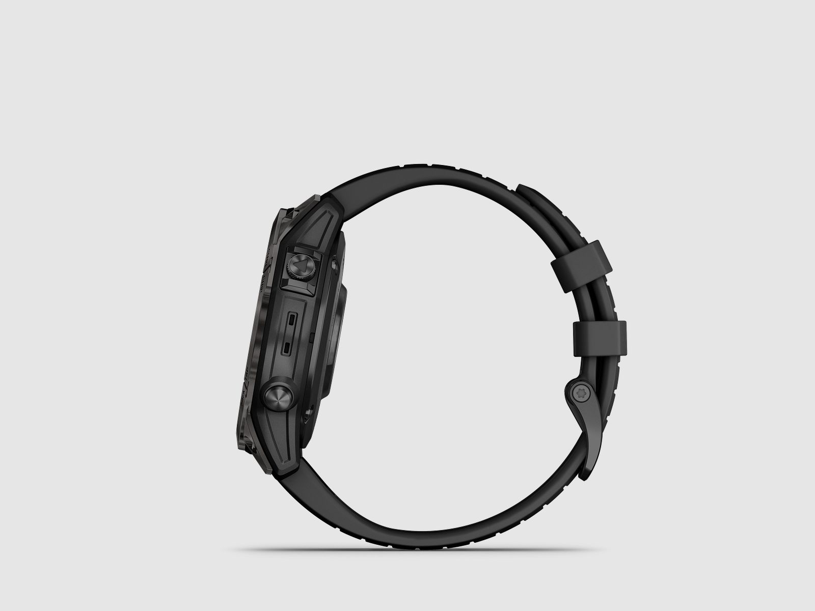 Garmin fēnix® 7 Pro – Sapphire Solar Edition, Nero/Grigio Carbonio Titanio DLC con cinturino in silicone QuickFit® da 22 mm