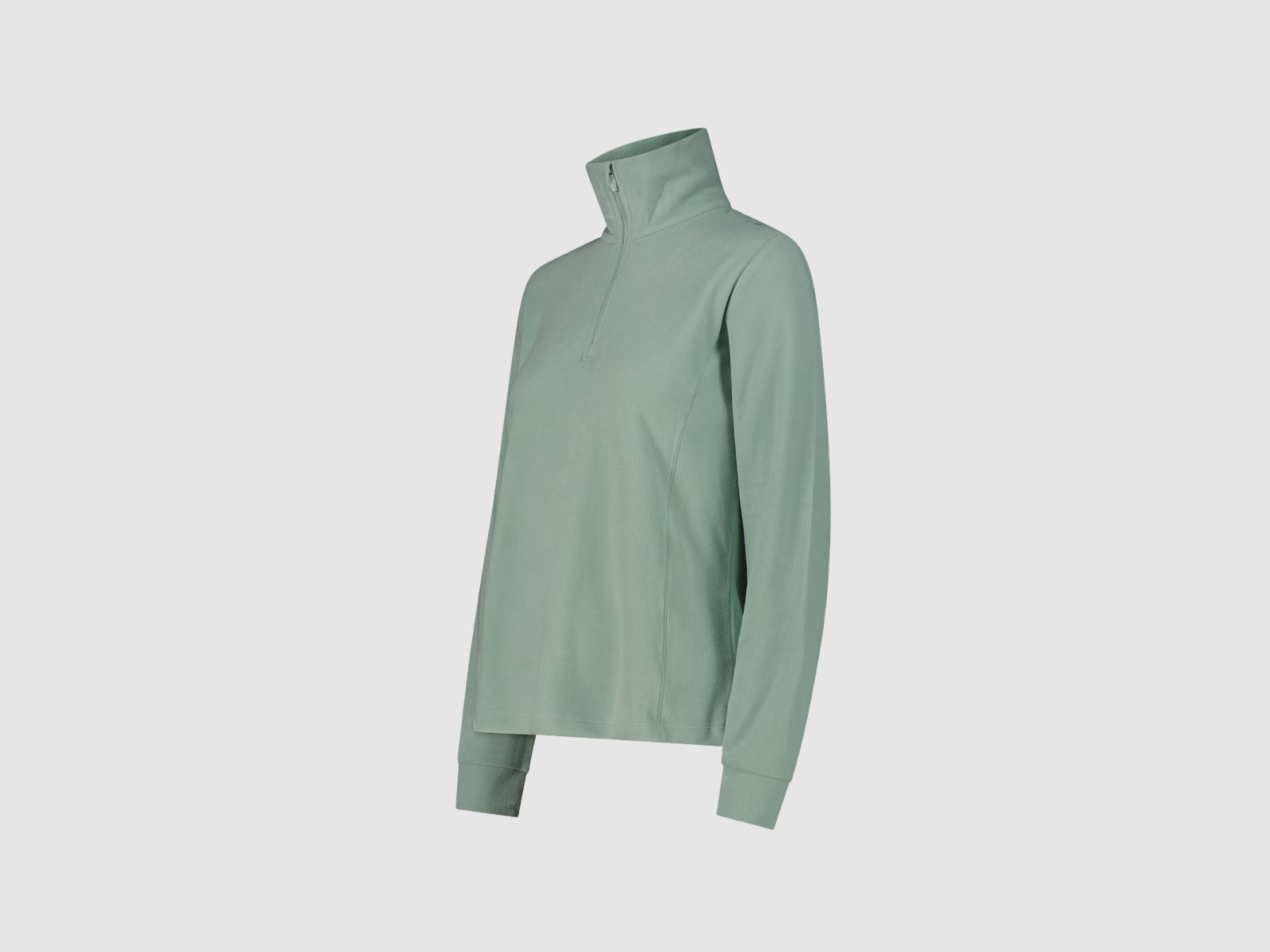 CMP Women's Fleece Pullover Arctic Fleece with Stand-Up Collar Jade