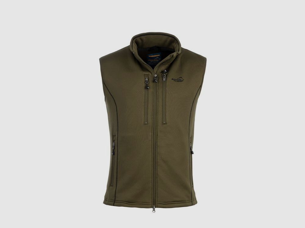 Arrak Outdoor Powerfleece Weste Herren Olivgrün XL