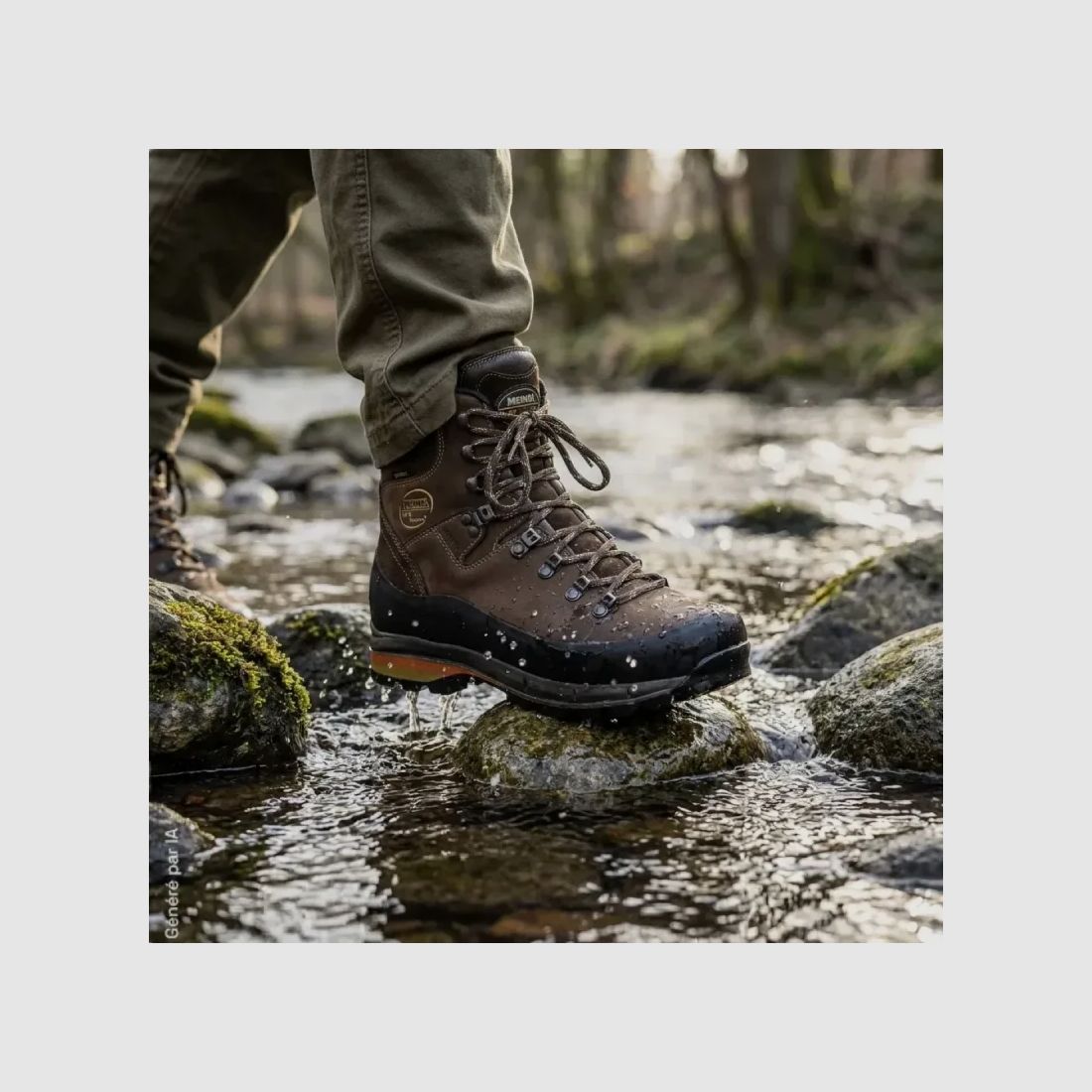Chaussures Meindl Vakuum Men GTX en nubuck marron foncé, image 1 sur 13