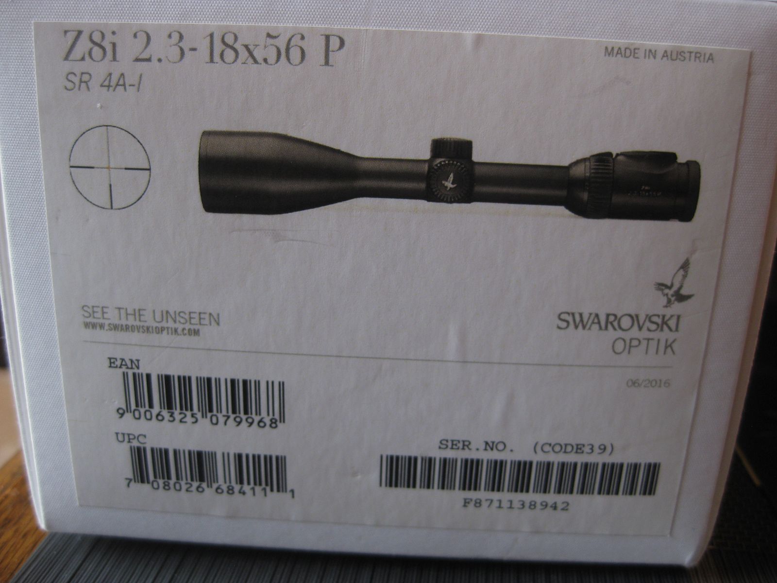 TOP Swarovski Z8i 2.3-18x56 P SR Abs. 4A-I incl. saddle mount high for Blaser and Sauer 505 !! NO ZEISS-LEICA-S&B-GPO-DDoptics-IOR-Mauser !