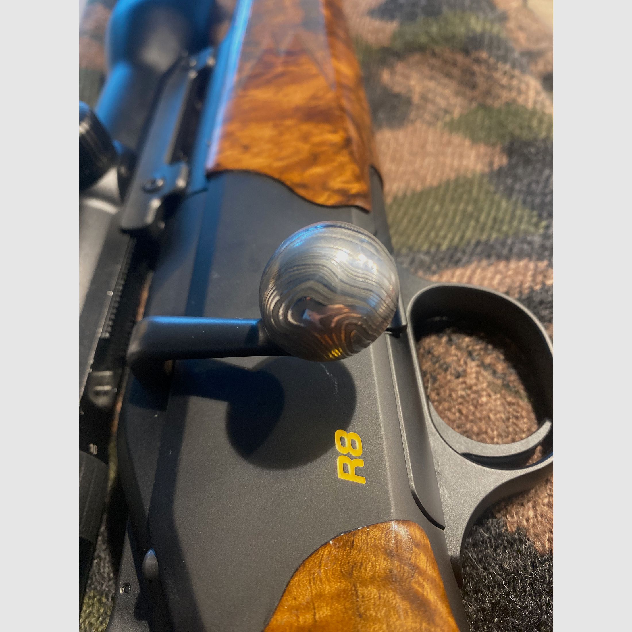 Single piece - chamber grip ball DAMASK steel