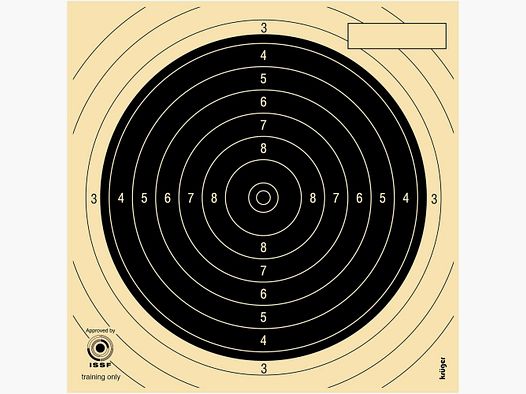 Krüger Druck + Verlag bersaglio per carabina calibro piccolo, 50 m, 1.000 pezzi