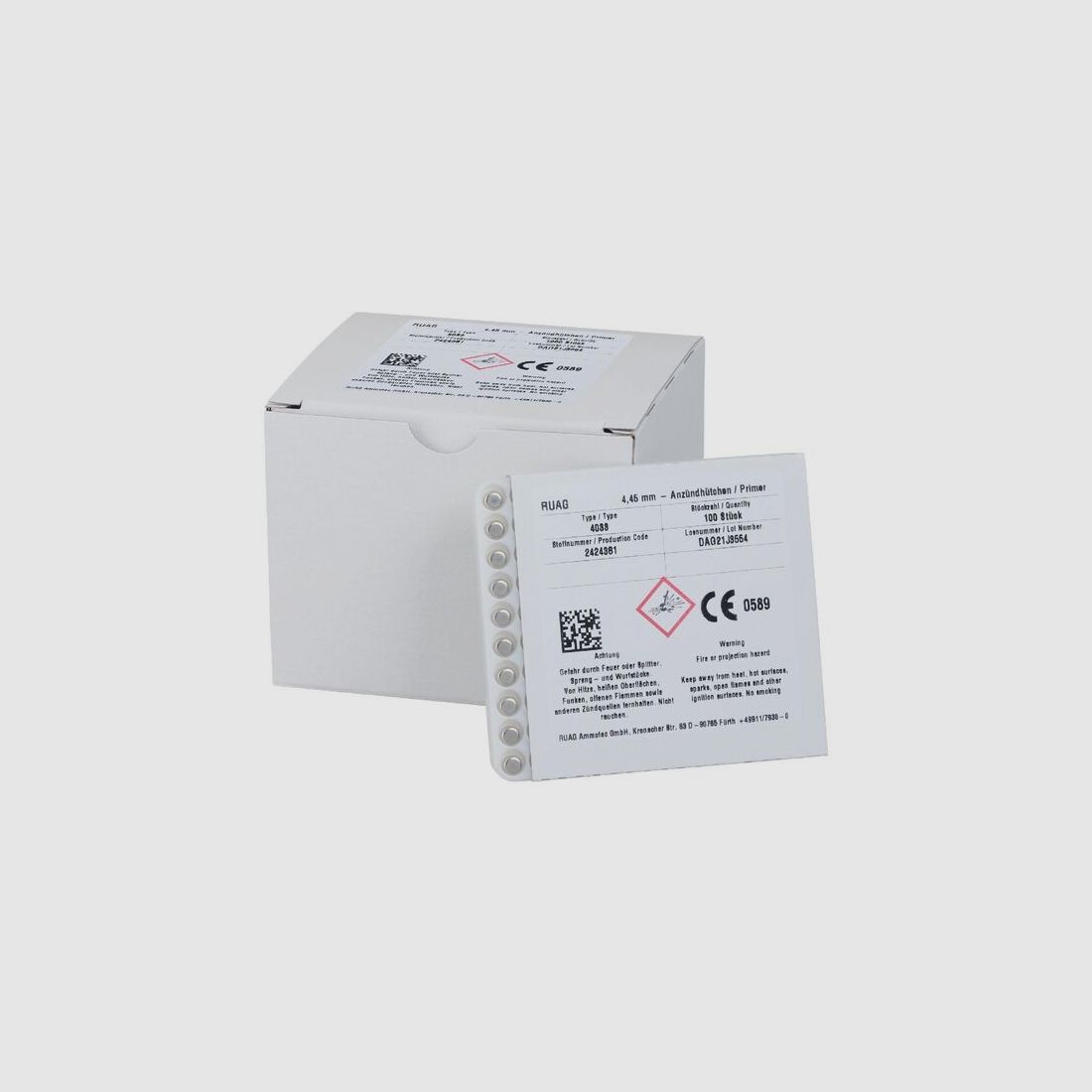RWS nr 1.000 Iniciadores Small Rifle 4,45 mm- 4033