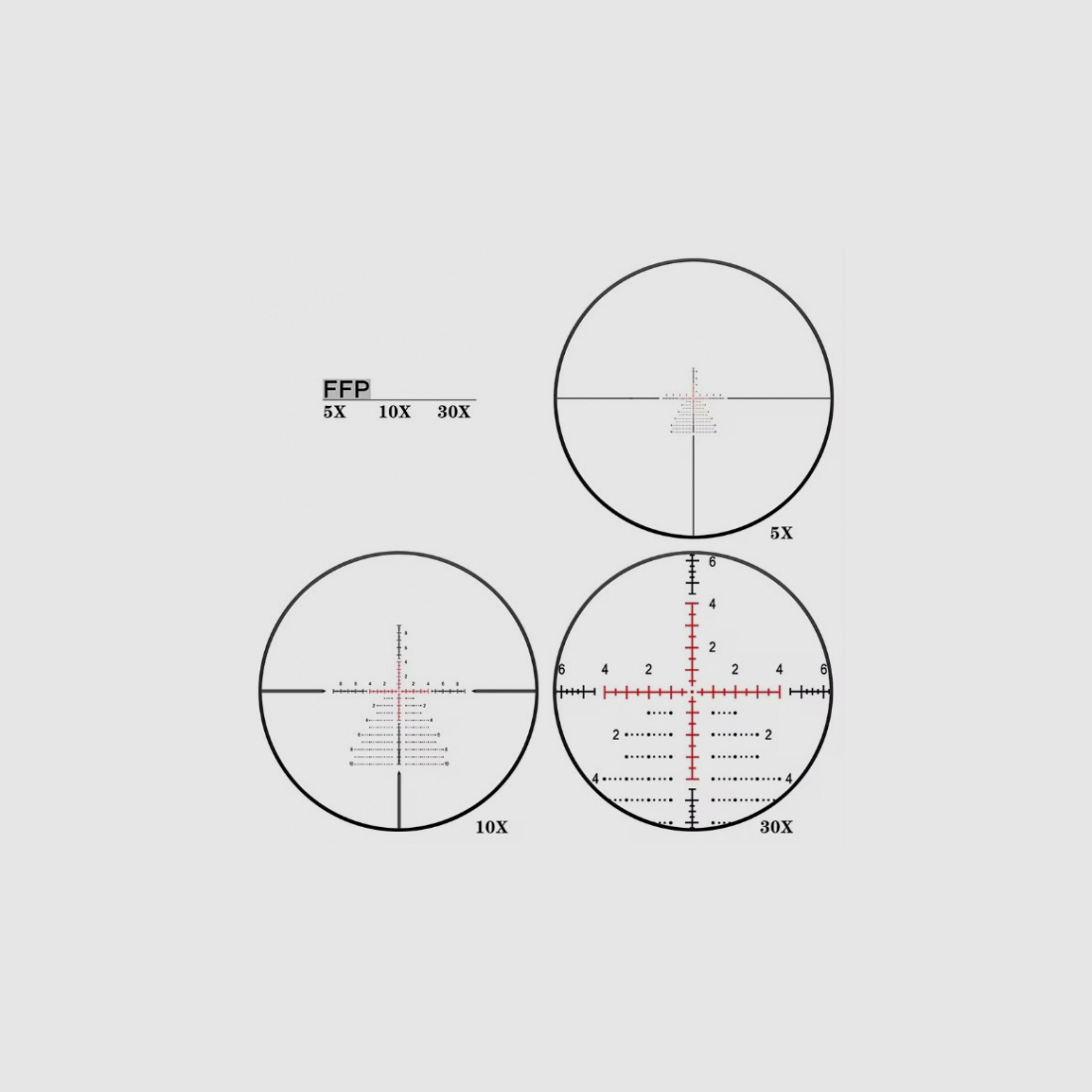 Discovery Optics Zielfernrohr 5-30x56 SFIR SLT FFP mit Zero Stop - Neuware / ÜBERALL AUSVERKAUFT