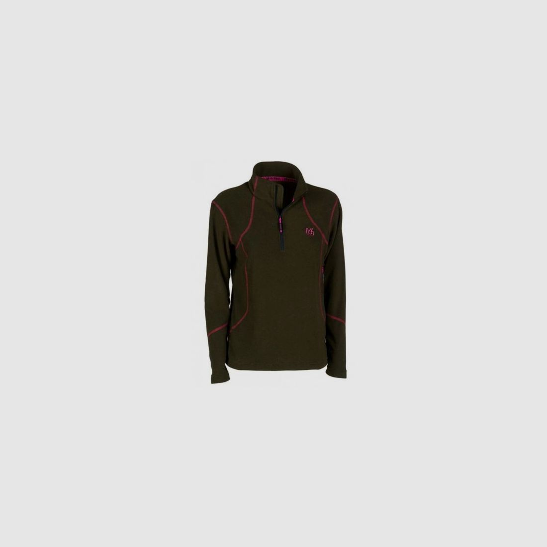 Dames micropile Univers groen met roze accenten art. 24023 404, afbeelding 1 van 2