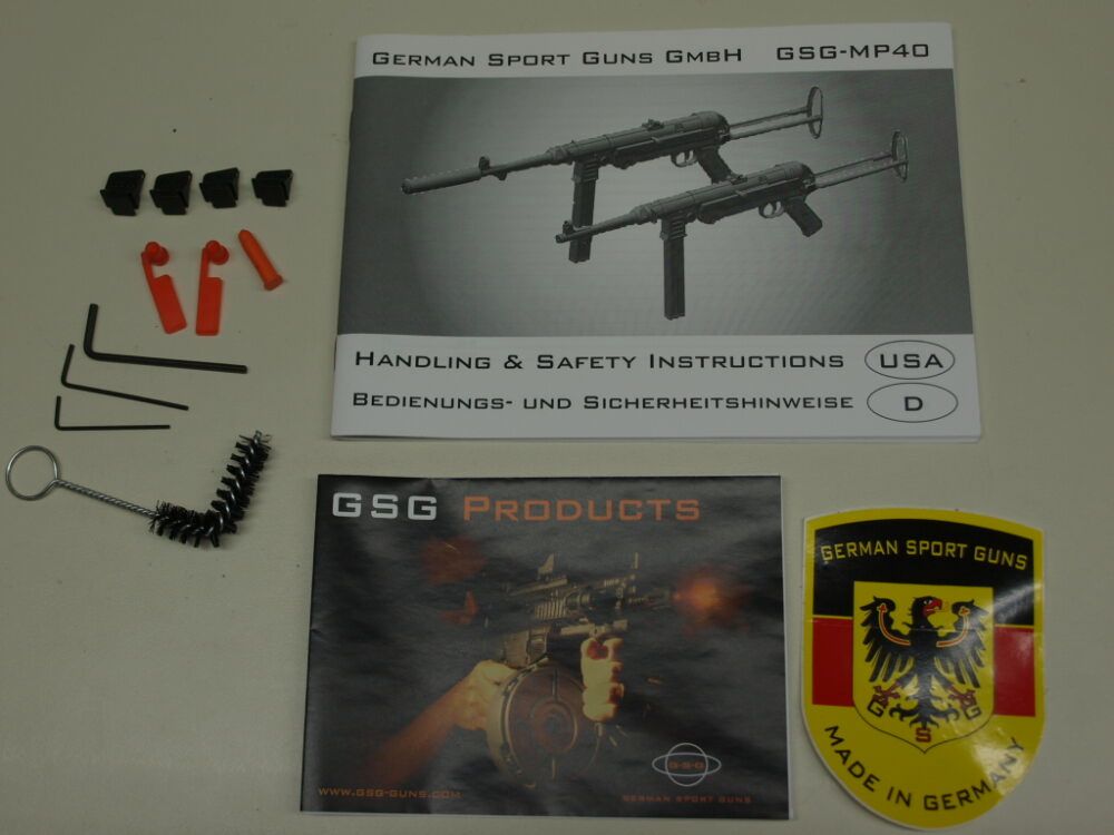 Niemieckie pistolety sportowe MP 40 Schmeisser