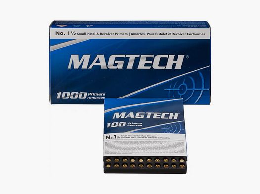 Magtech Small Pistol Primers 1000 Stuks – Slaghoedjes Herladen