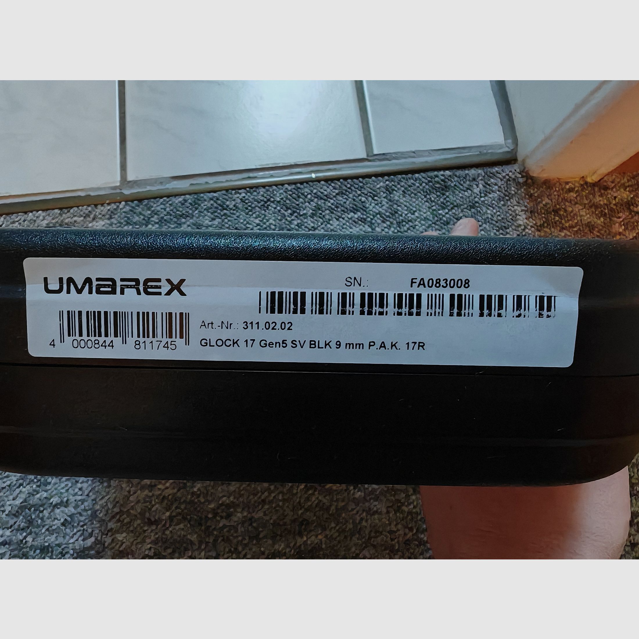 GLOCK 17 Gen 5 SV | 9mm P.A.K. blank firing | PtB: 1068 | NEW & original packaging