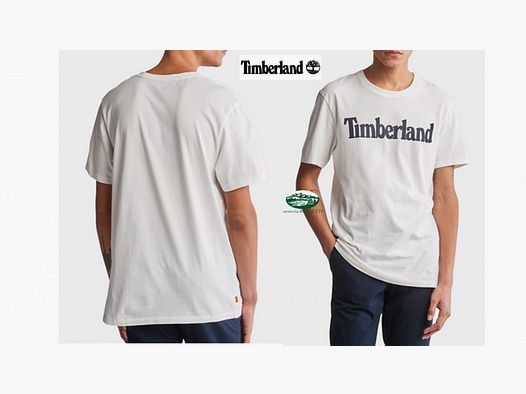 TIMBERLAND T-Shirt Rundhals mit Logo Kennebec River Farbe Weiß 100