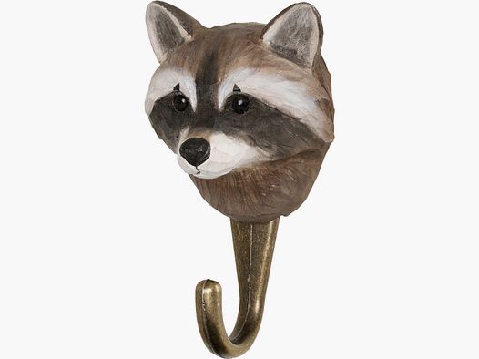 Wall hook raccoon