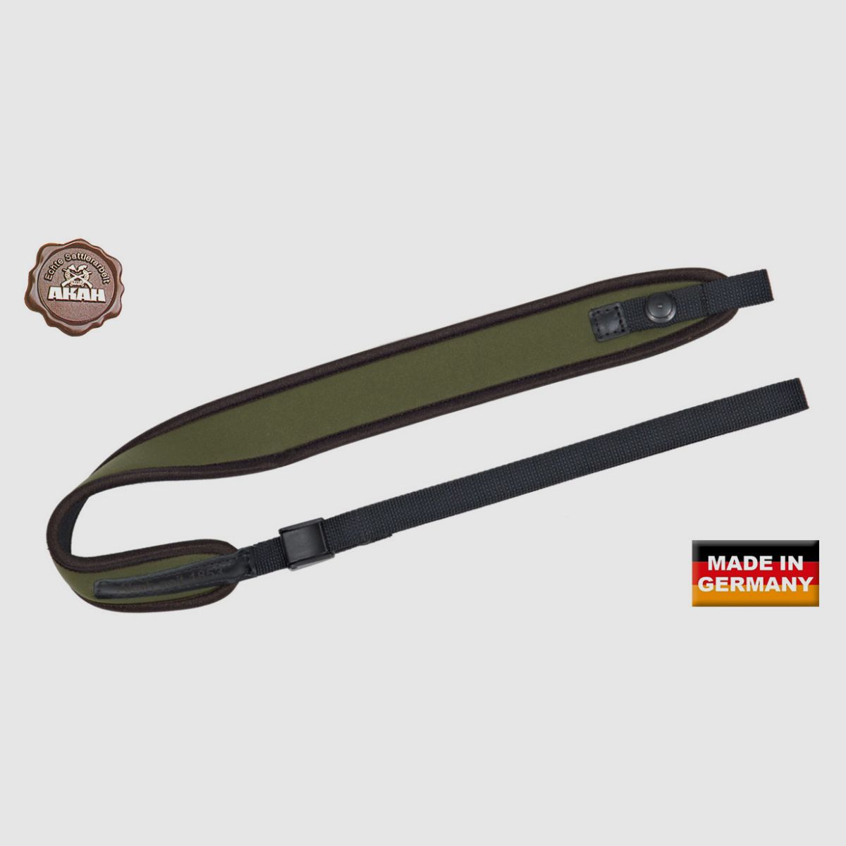 AKAH Neopren Gewehrriemen mit BLITZ Riemenknopf