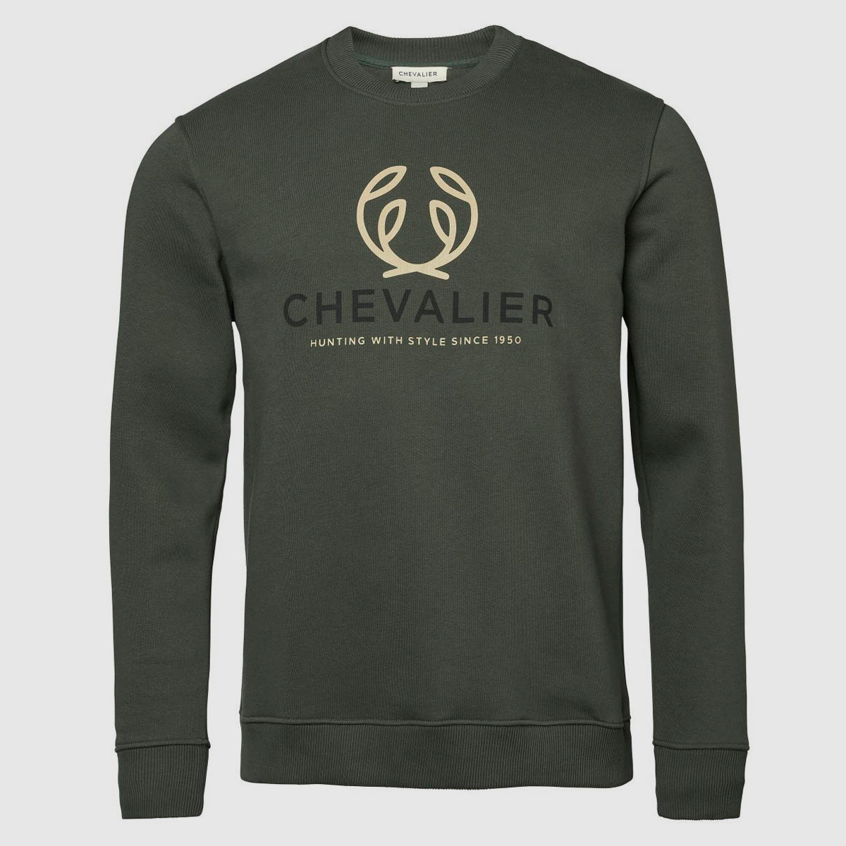 Chevalier Sweatshirt Chevalier Logo  Midnight Pine