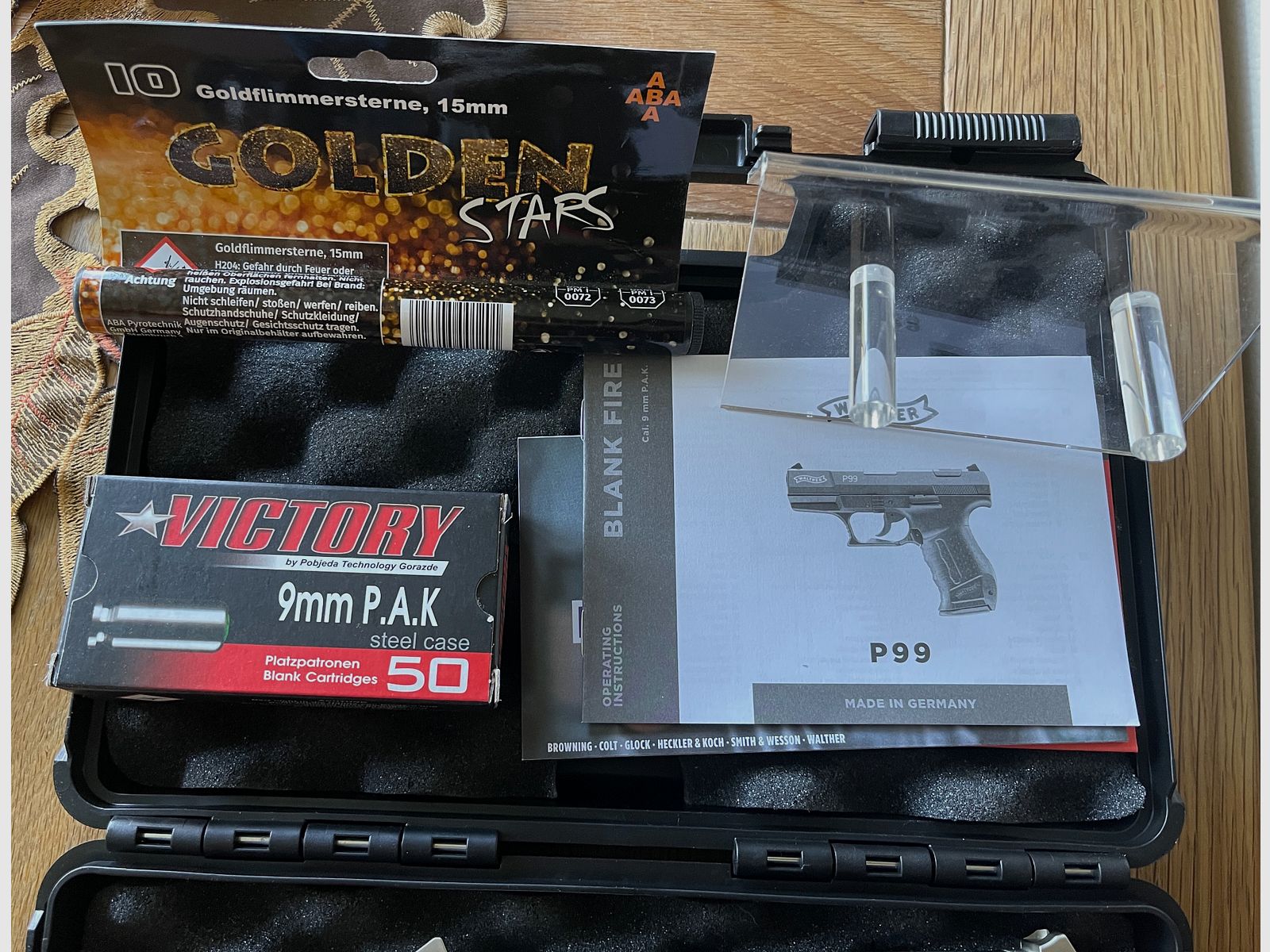 Walther P99 nickelé en set
