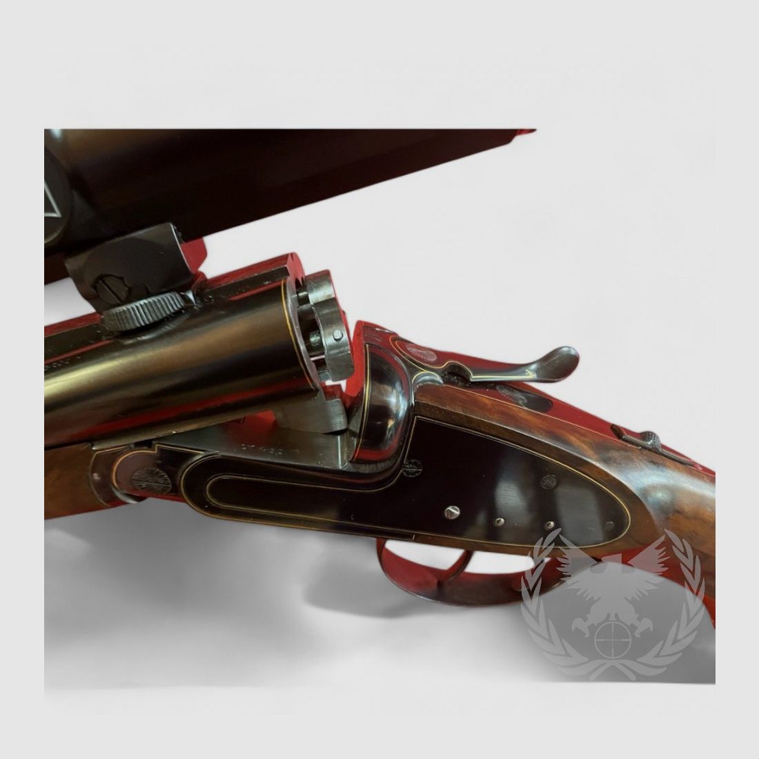 Side-by-side shotgun Menegon Renato Mod. SAVANA 375H&H, image 2 of 10