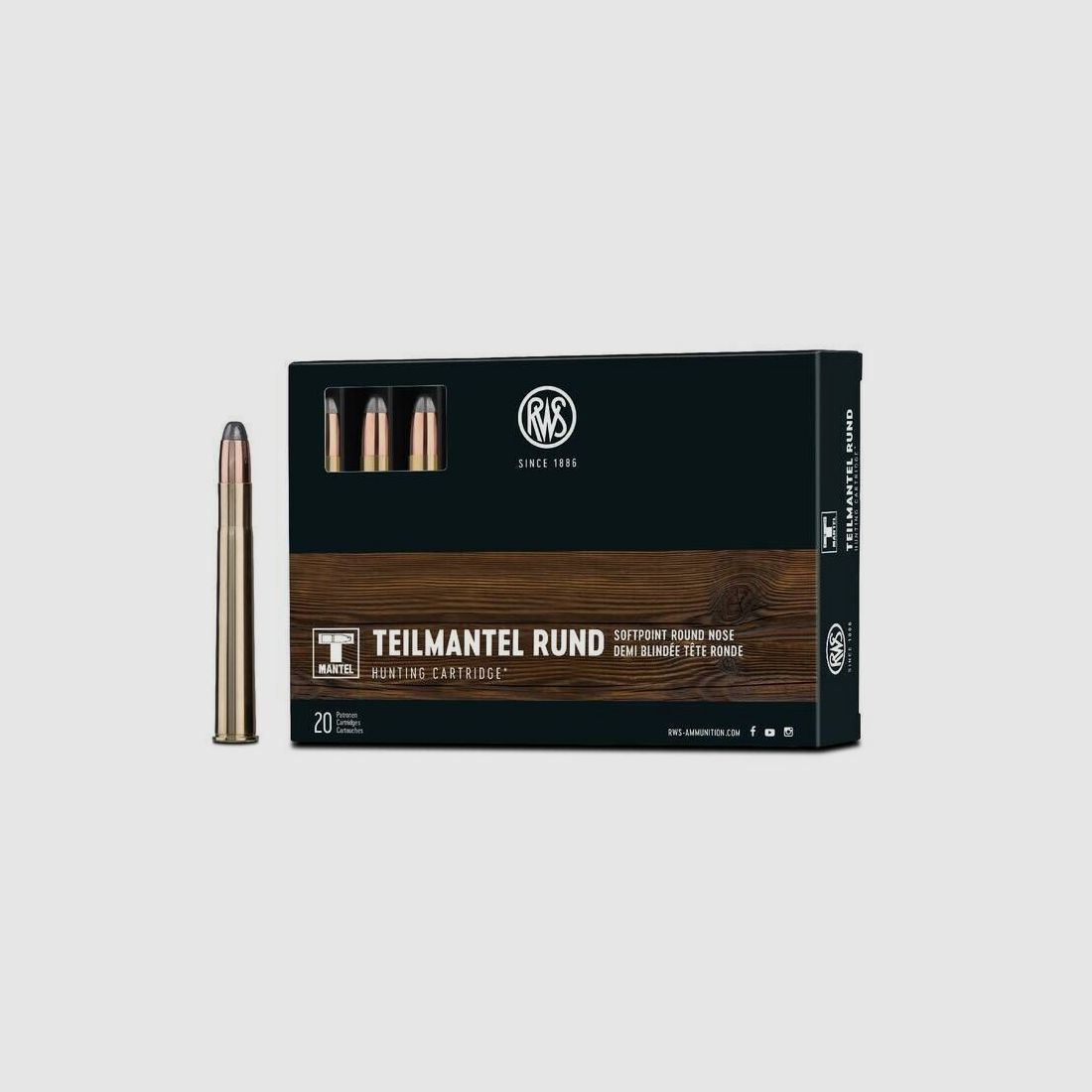 RWS TMR 18,5g/285grs à20 9,3X74R