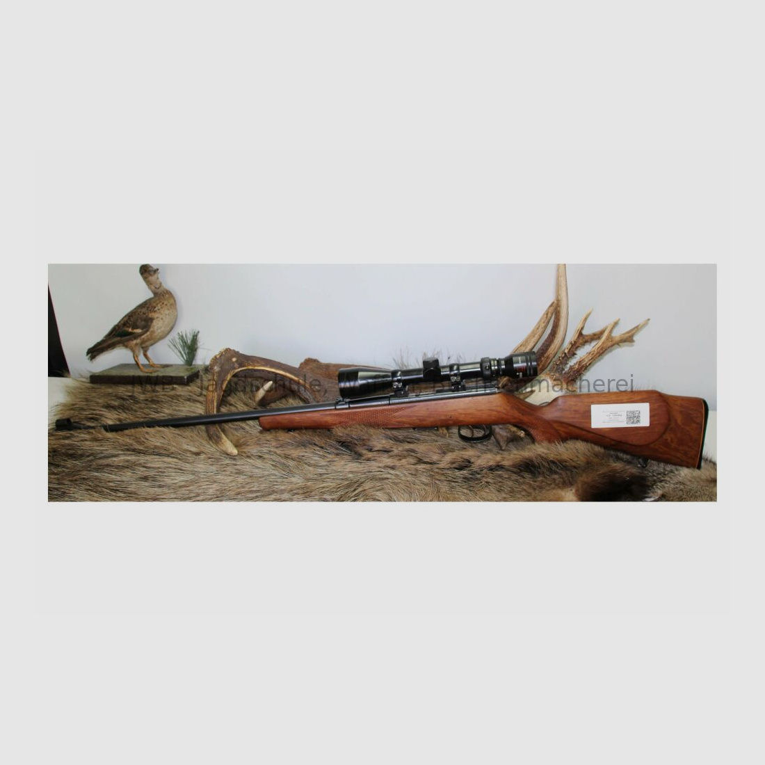 Anschütz 1516 met Tasco 3-9 x 40 .22WinMag