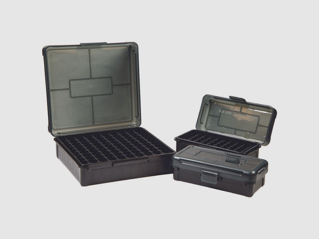 #1001 Hinge-Top Ammo Box – .25ACP, .380 Auto, 9mm Luger – 100 Count, image 2 of 2