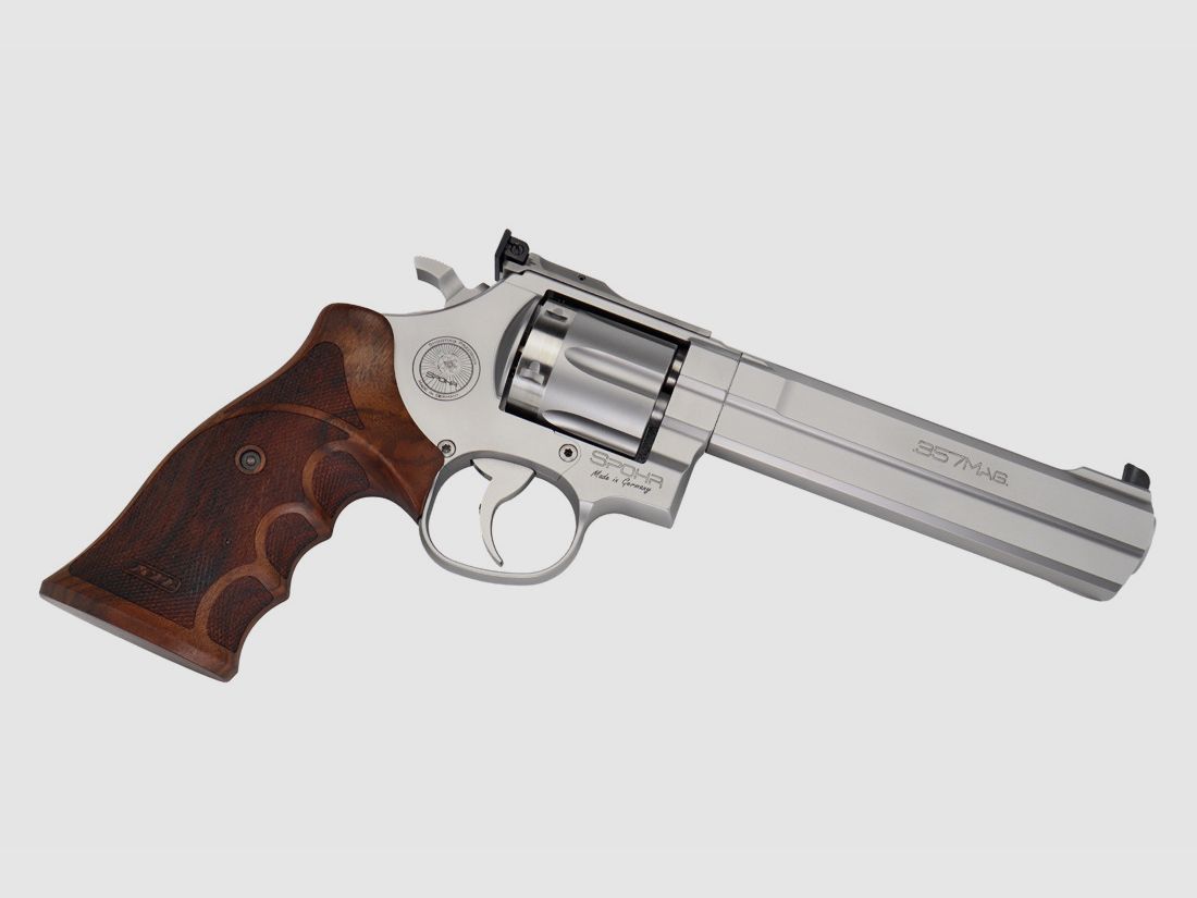  Spohr	 L562 Standard 6.0 Stainless 6" Revolver mit Wechseltrommel 9mm Made in Germany
