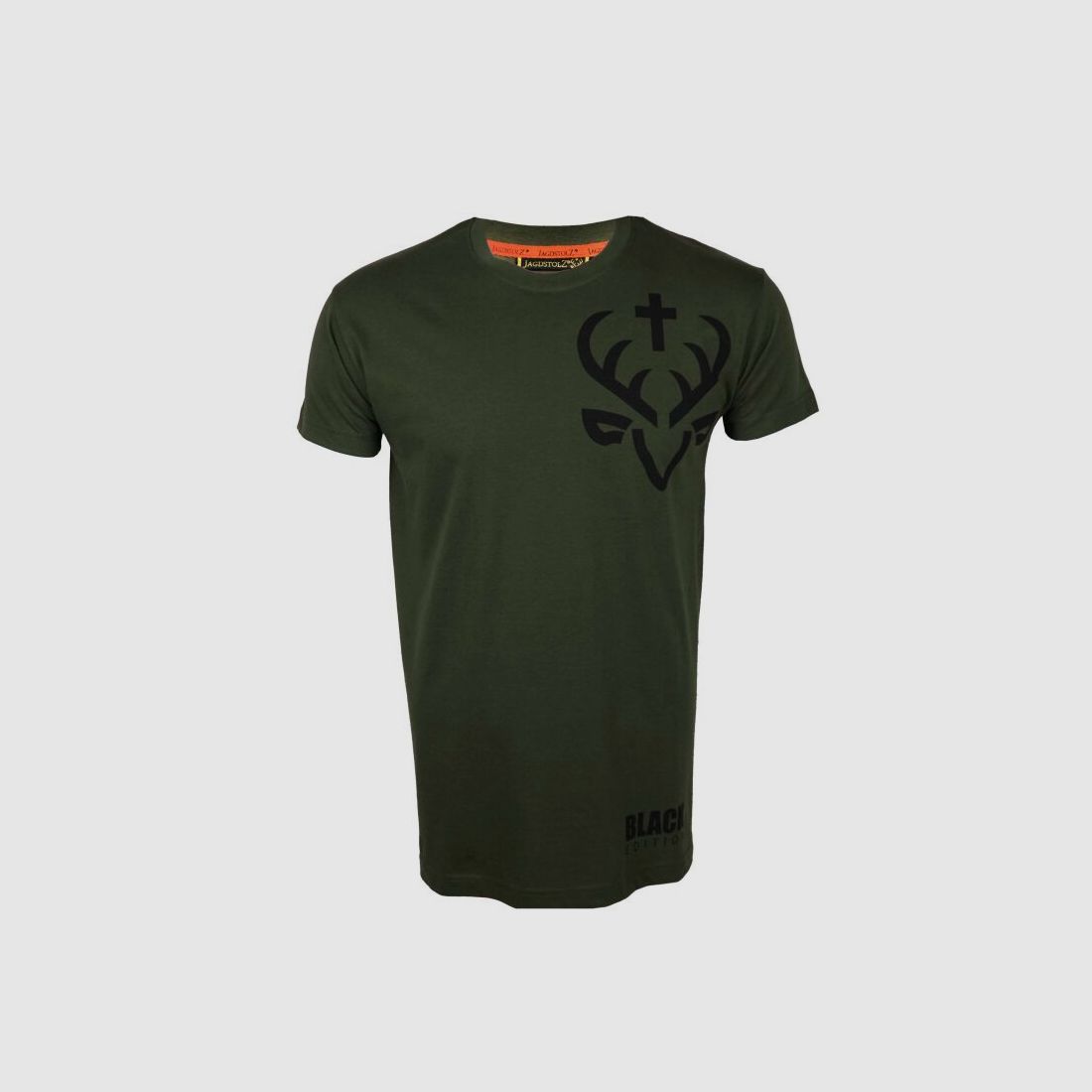 Jagdstolz HerrenT-Shirt Logo Black
