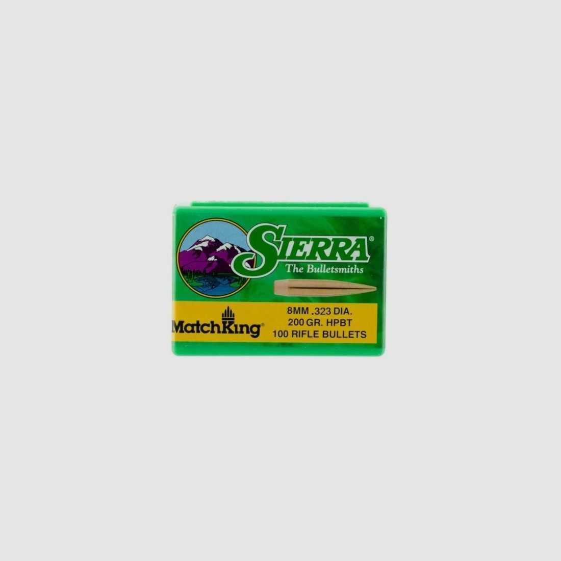 Sierra MatchKing 8 mm Kaliber (.323) 200 gr HPBT #2415, Bild 3 von 8