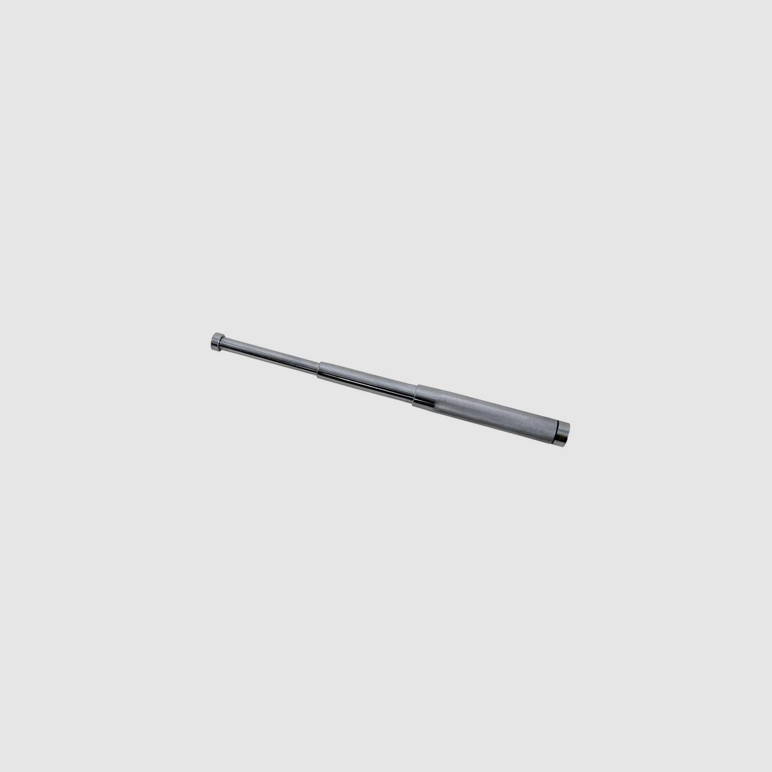 Mini Teleskop Schlagstock 13/30,5cm (12 Zoll) - Silber - auch als Kubotan verwendbar