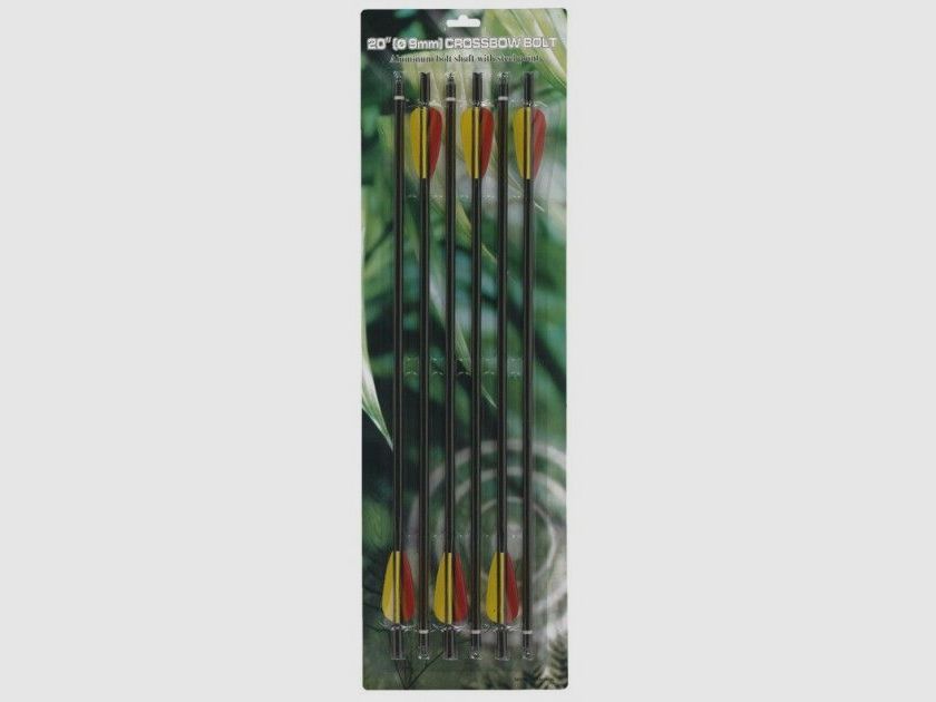 Replacement arrows 20" for compound crossbow