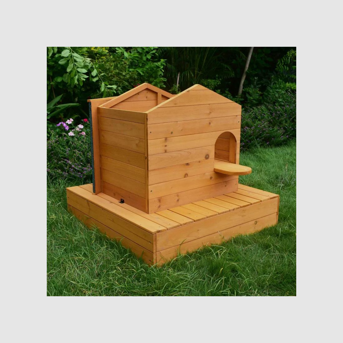 3 Drijvende Houten Nestkasten - 72 x 49 x 58 cm, afbeelding 3 van 6