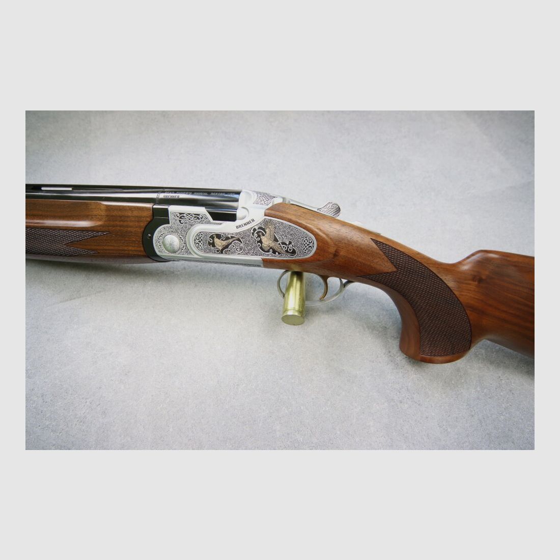 Double barrel shotgun 12/76 Brenner BF-20 LL 71 Premium Gold Double barrel shotgun 12/76 Brenner BF-20 LL 71 Premium Gold