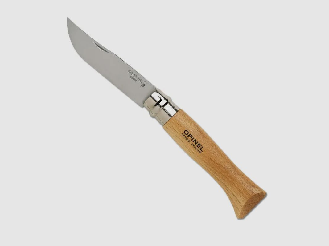 Opinel Messer Carbon N°7 Klinge Edelstahl 8cm Griff Buche, Bild 1 von 3