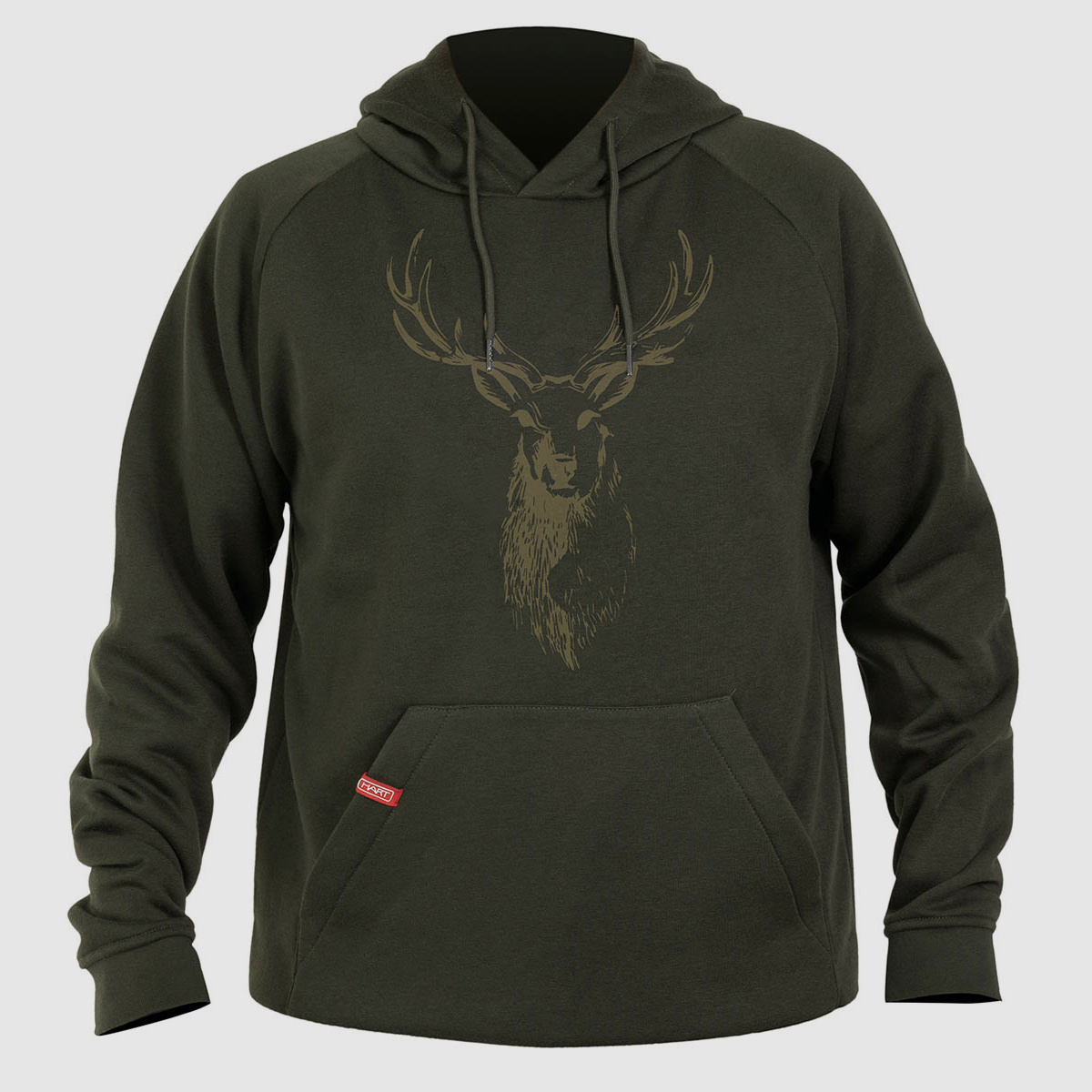 HART Hoodie Branded- H Deer oliv