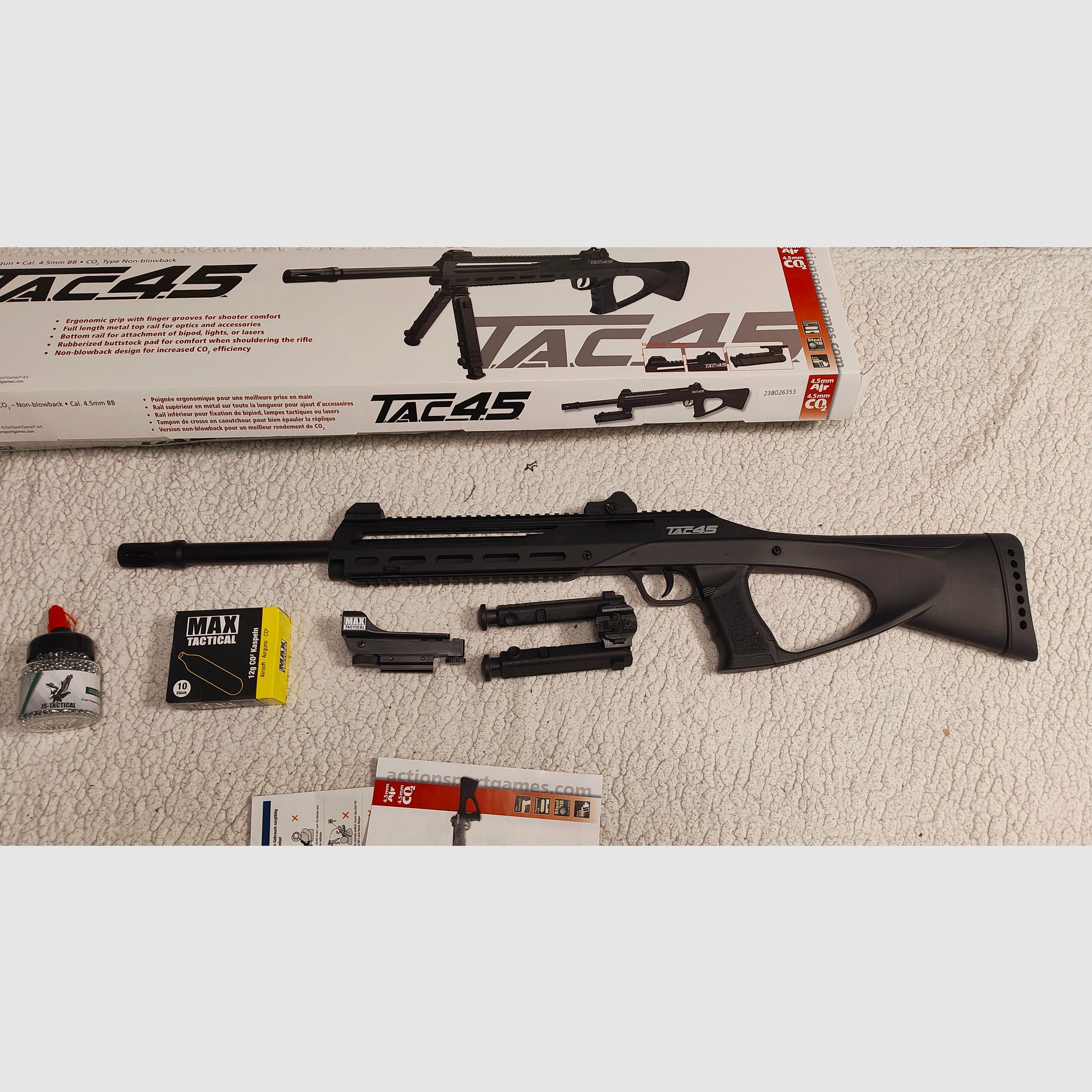 ASG TAC 45 Co2 Geweer gebruikt