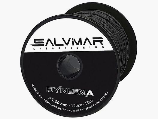 SALVIMAR LINEA DYNEEMA BLACK Ø 1.5MM / 50MT
