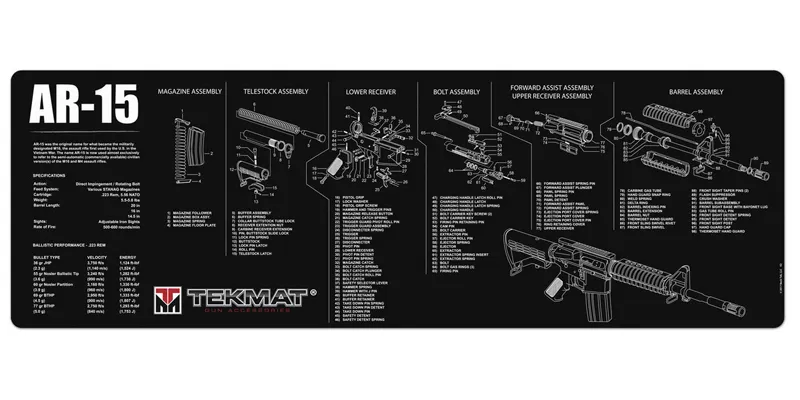 Tekmat Tapis de nettoyage pour fusil, image 3 sur 4