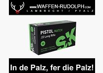 SK Pistol Match .22 lr. VPE: 50 disparos *Requiere licencia de armas