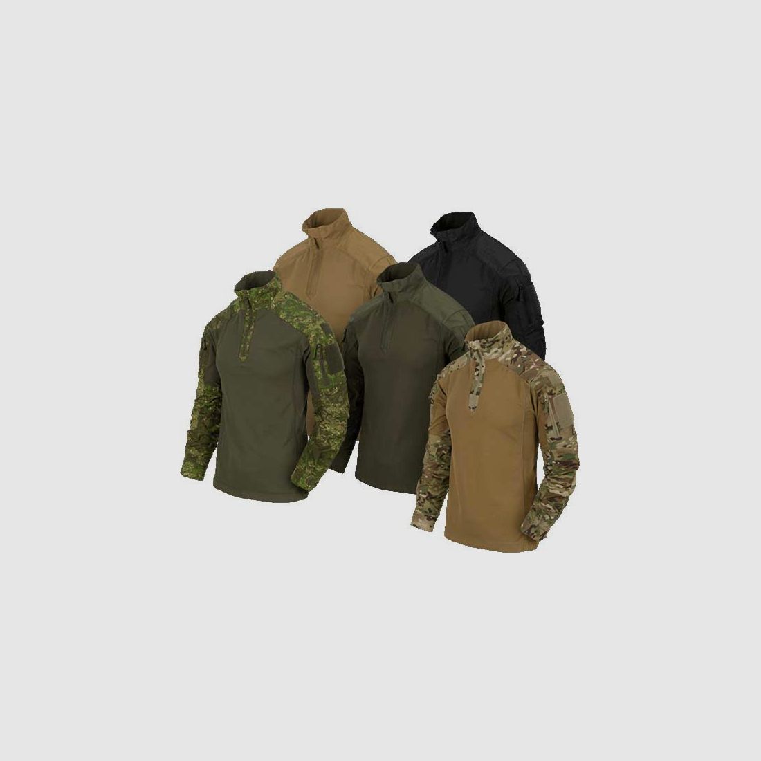 HELIKON-TEX MCDU COMBAT SHIRT® - NyCo RIPSTOP OLIVE